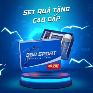 Set quà tặng cao cấp 360SPORT - Thức Uống Bổ Sung Năng Lượng Bù Khoáng Bù Điện Giải 